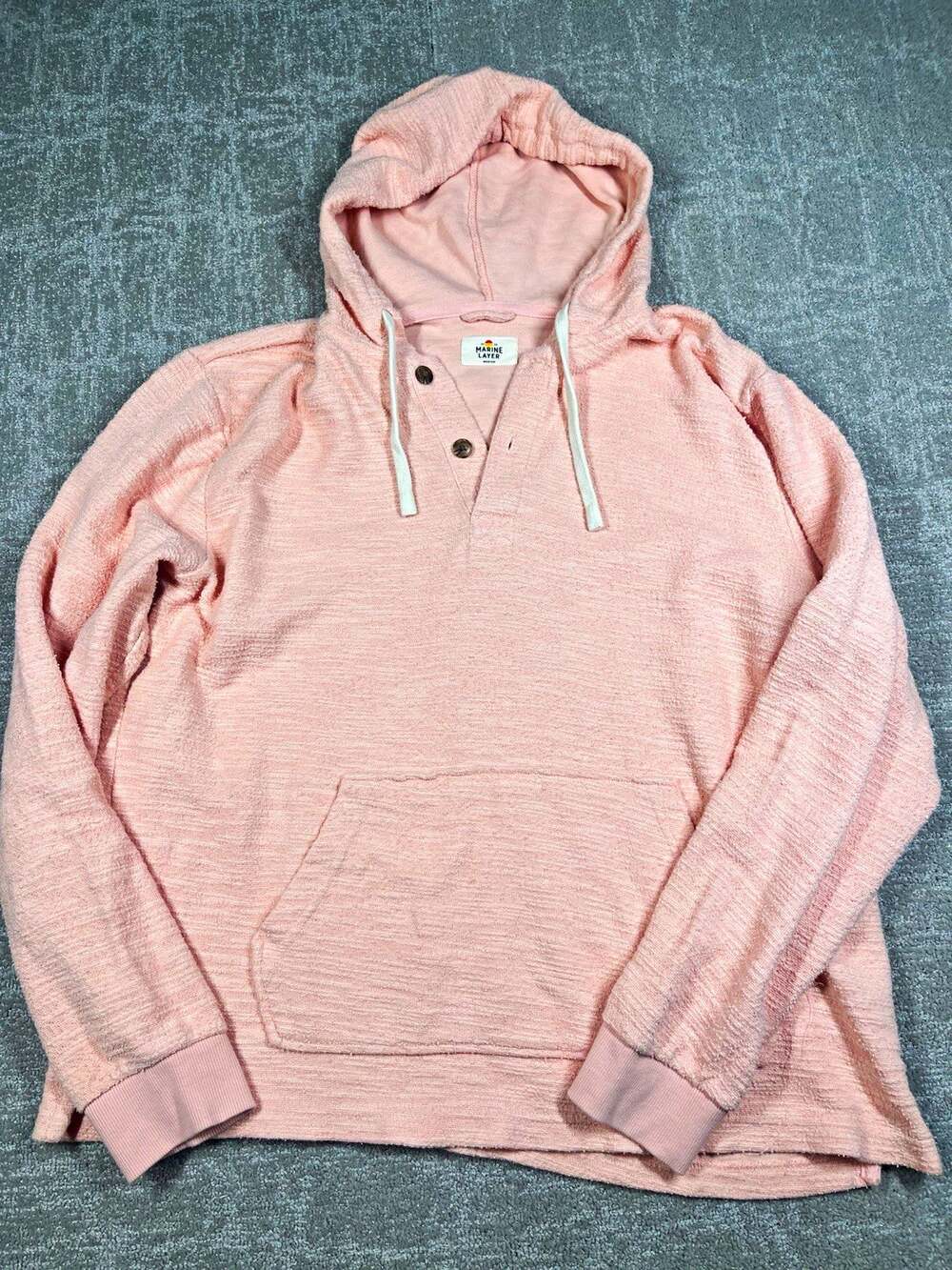 Marine Layer Portola Beach Hooded Men Sweatshirt Size M